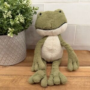 Jellycat London Green Frog Plush Stuffed Animal Toy Finnegan RETIRED Rare